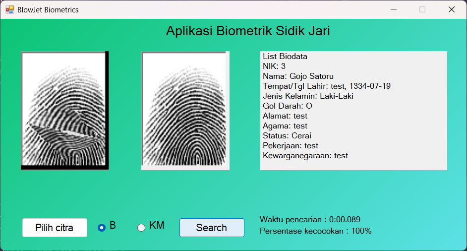 fingerprint-matcher